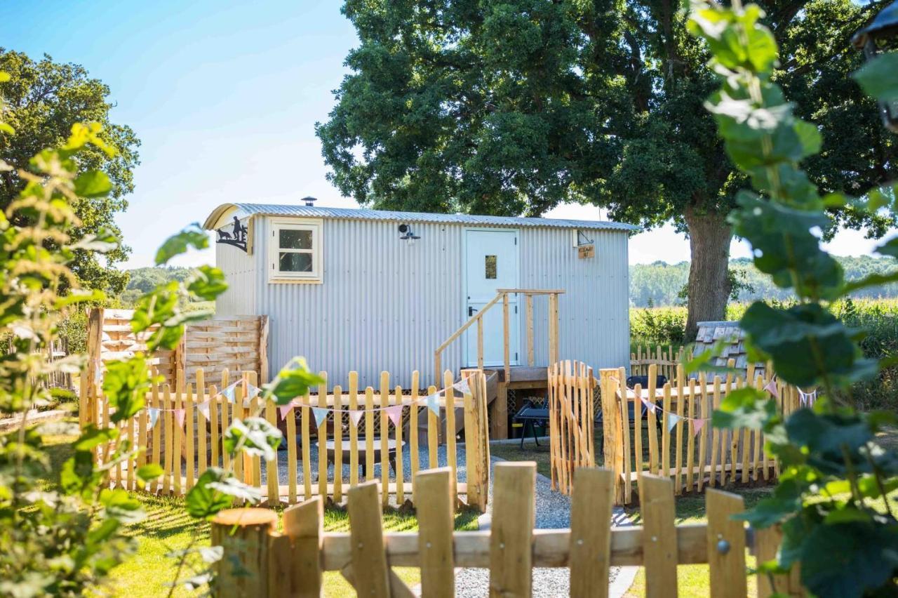 The Hideaway Hut - 1 Bed Shepherds Hut - Hereford Dış mekan fotoğraf
